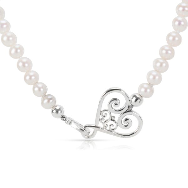 098045 fv 04c63c6a f648 44d9 a642 e4f09e819d98 Tiffany Co Paloma Picasso Venezia Heart Pearl Necklace in Sterling Silver