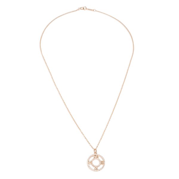 098213 pv Tiffany Co Atlas Diamond Pendant in 18K Rose Gold 03 CTW