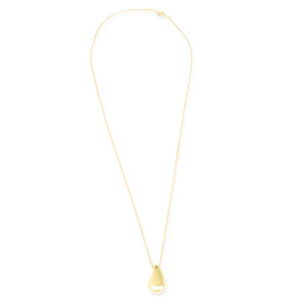 098386 pv Tiffany Co Elsa Peretti Teardrop Pendant in 18k Yellow Gold