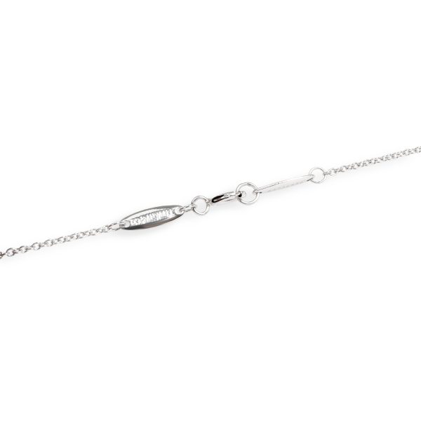 098414 clasp b24f50fa e104 4805 8892 a78c128fb4f8 Tiffany Co Diamonds by the Yard Solitaire Necklace in Platinum 035 ct GVS1