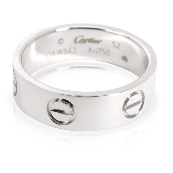 Rings Cartier Love Band in 18KT White Gold