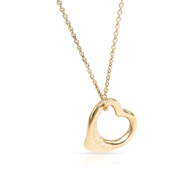 098547 bv Tiffany Co Elsa Peretti Open Heart Diamond Pendant in 18K Gold 004 CTW