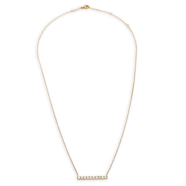 098662 pv Diamond Bar Necklace in 14K Yellow Gold 04 CTW