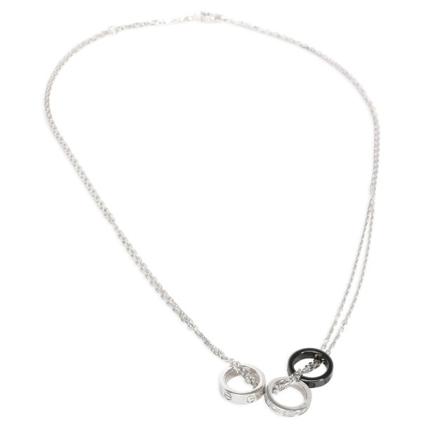 098876 pv bf555108 9104 4be3 8e4c 2f7166ed7a6d Cartier Diamond Ceramic Love Necklace in 18K White Gold 005 CTW