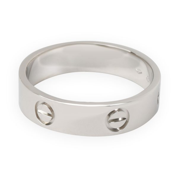 Band Platinum Cartier LOVE Ring in Platinum