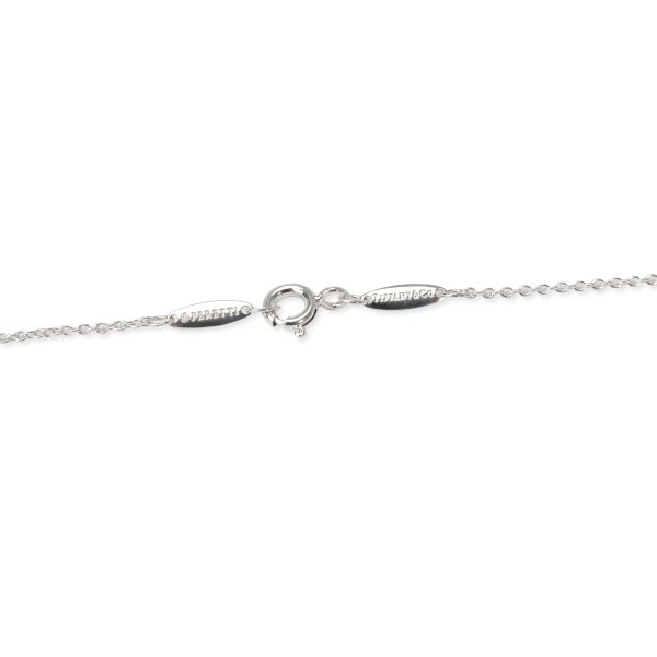 098933 clasp Tiffany Co Diamonds By The Yard Diamond Necklace in Sterling Silver 025 CTW