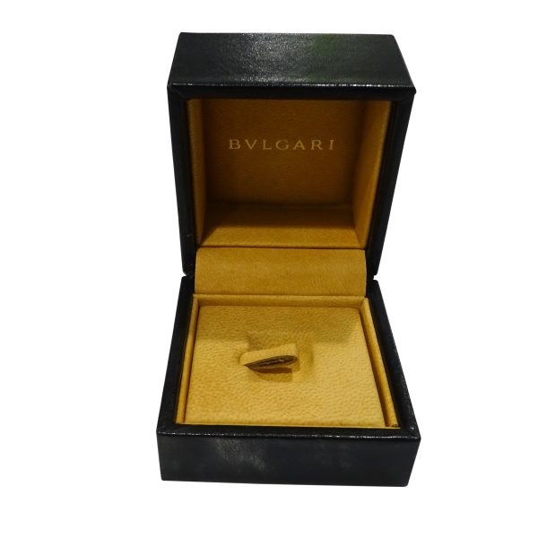 099178 box Bulgari Parentesi Diamond Fashion Ring in 18K White Gold 1 CTW