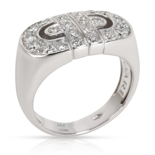 099178 pv Bulgari Parentesi Diamond Fashion Ring in 18K White Gold 1 CTW