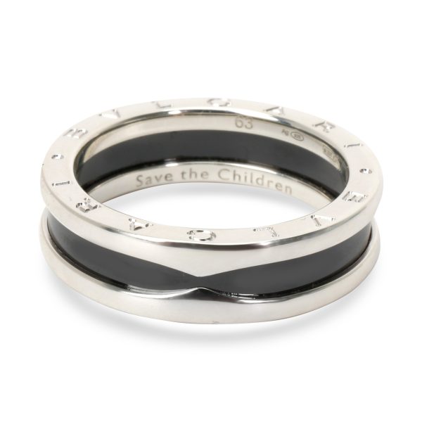 099207 bv 29771037 315d 4da8 9f70 c71fb49903d1 Bulgari Save the Children Ceramic Band in Sterling Silver