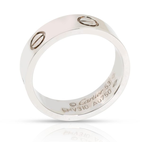 Cartier Cartier Love Ring in 18K White Gold Size 53