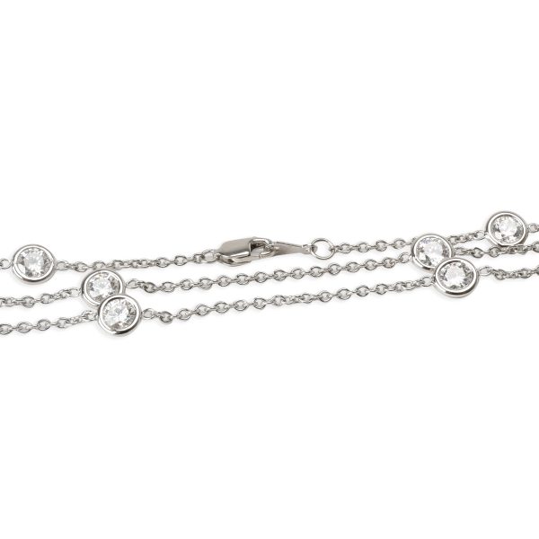 099327 clasp 78c5e87e 82ea 4698 afa8 68f696463465 21 Station Diamonds by the Yard DBY Necklace in Platinum 573 CTW