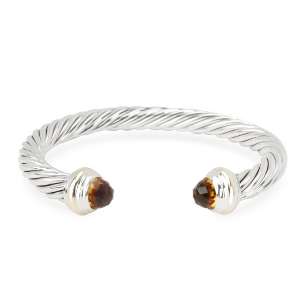 099403 fv 63d8d7a4 b15f 4c79 880e 8cd1a60d3829 David Yurman Cable Classics Bracelet with Citrine 7mm 14K GoldSterling Silver