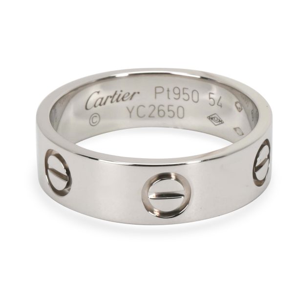 Rings Cartier Love Band in Platinum Size 54