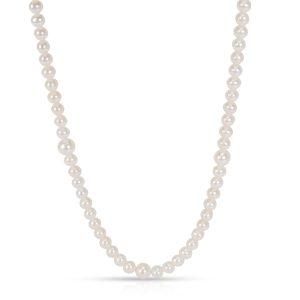 099664 fv Tiffany Co Ziegfeld Fresh Water Pearl Necklace with Sterling Silver Clasp