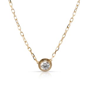 099679 fv e936e5e2 5546 4d9a a2bf d4c21c0006f5 Cartier Diamants Leger Diamond Necklace in 18K Yellow Gold 018 CTW