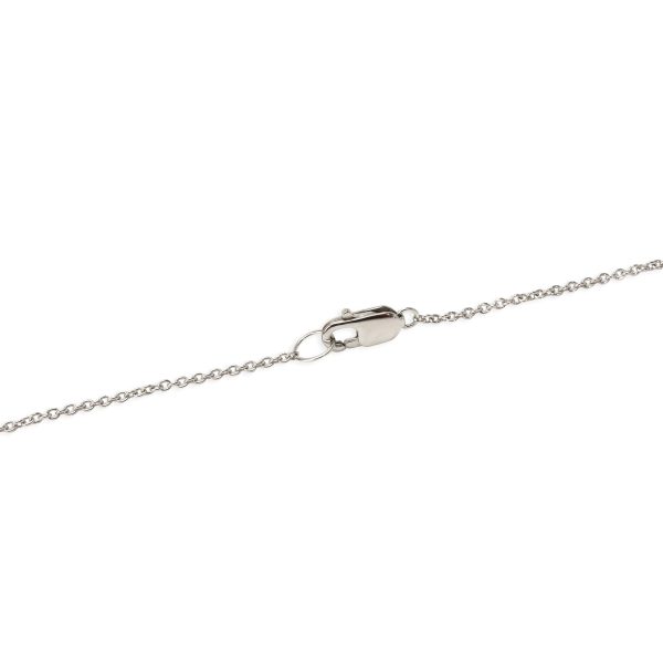 099822 clasp Harry Winston Teardrop Diamond Necklace in Platinum 094 CTW