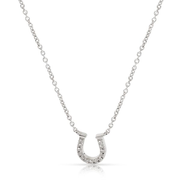 099873 fv e5587633 d07a 417f 81cf 4a8ebb660228 Tiffany Co Diamond Horseshoe Necklace in 18K White Gold 006 CTW