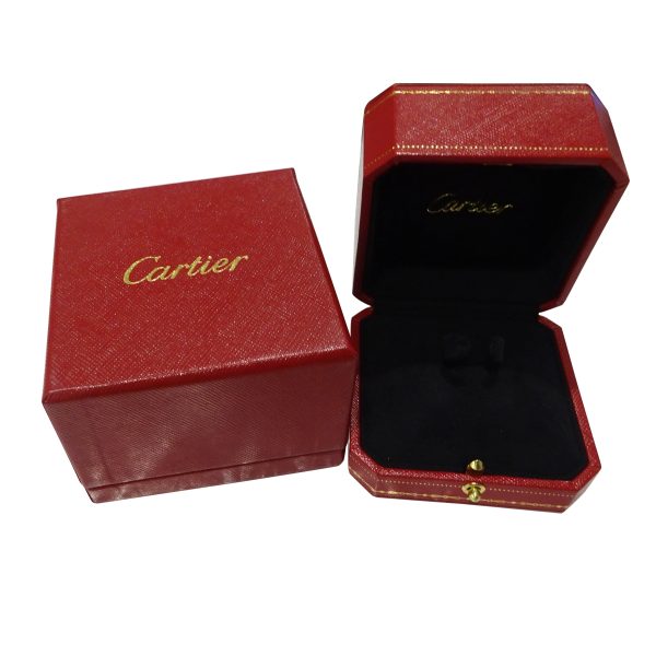 099950 box Cartier Juste Un Clou Diamond Ring in 18K Yellow Gold Size 53