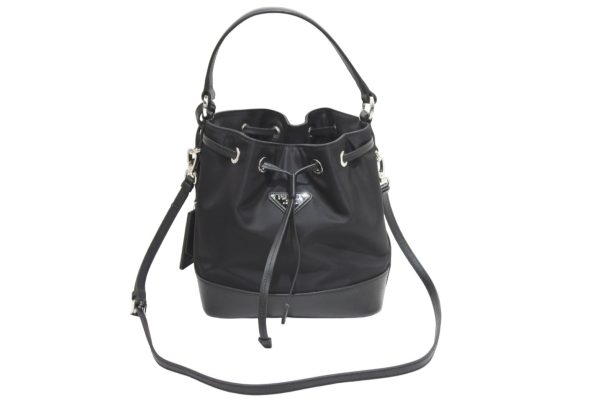 1 Prada Nylon Shoulder Bag Black