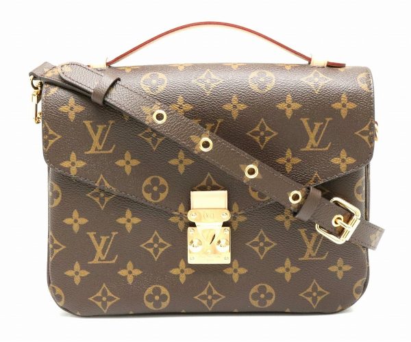 1 Louis Vuitton Monogram Pochette Metis Clutch Bag