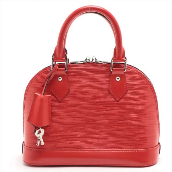 1 Louis Vuitton Shoulder Bag Epi Alma BB Red