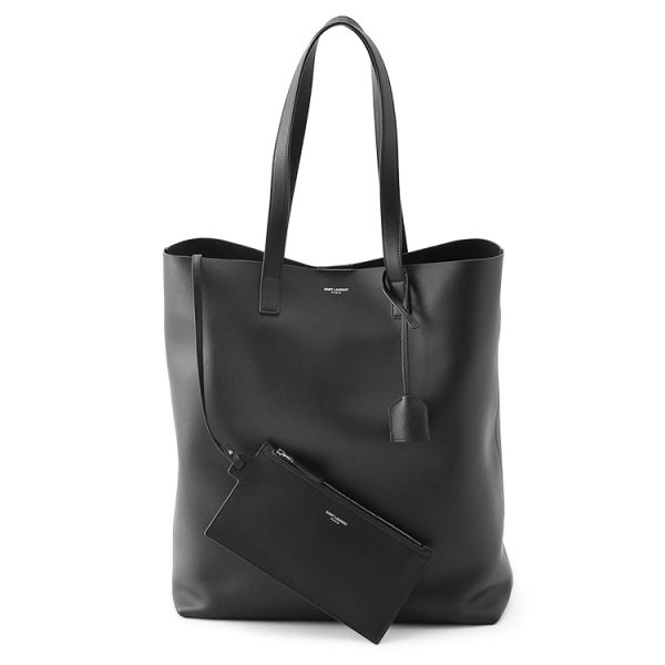 1 Saint Laurent Shoulder Tote Bag Leather