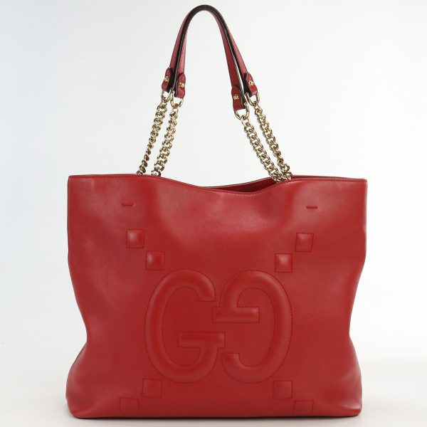 1 Gucci Chain Tote Shoulder bag Leather