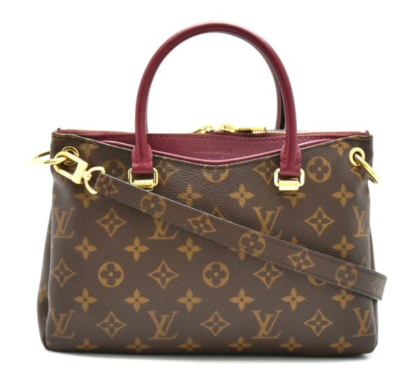 1 Louis Vuitton Monogram Pallas BB Dark Bordeaux