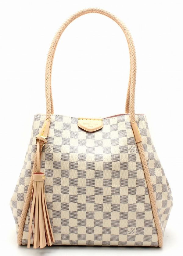 1 Louis Vuitton Damier Azur Propriano Fringe Braided