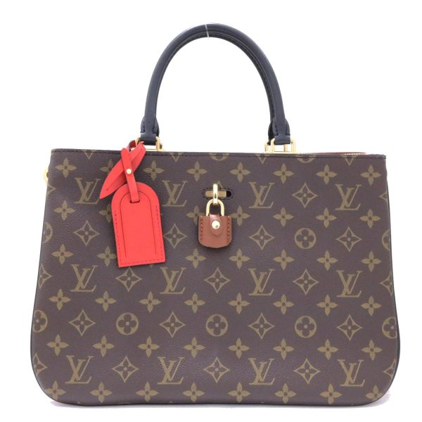 1 Louis Vuitton Mille feuille Handbag Bag Monogram Black Brown