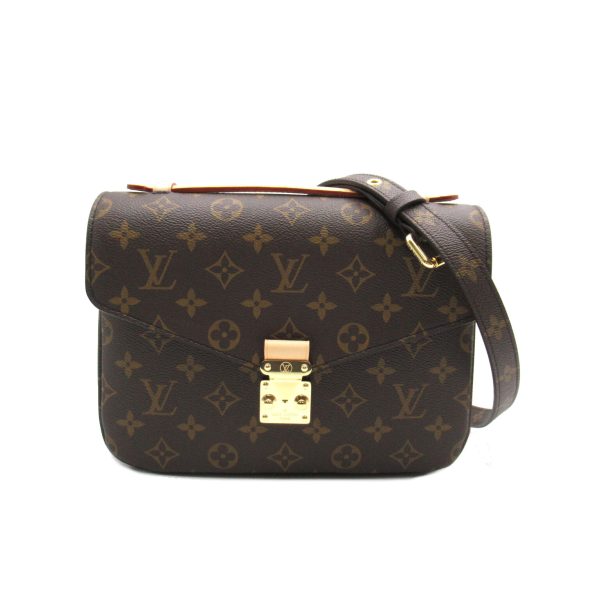 1 Louis Vuitton Pochette Metis Shoulder Bag Brown