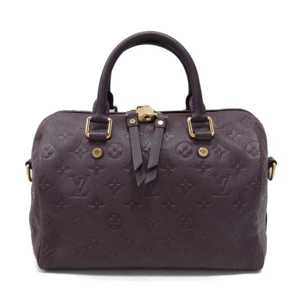 1 Louis Vuitton Speedy Bandouliere 25 Handbag Bag Empreinte Purple