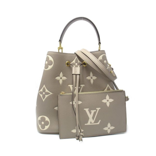 1 Louis Vuitton NeoNoe MM Handbag Empreinte Beige Tourtrail Clay