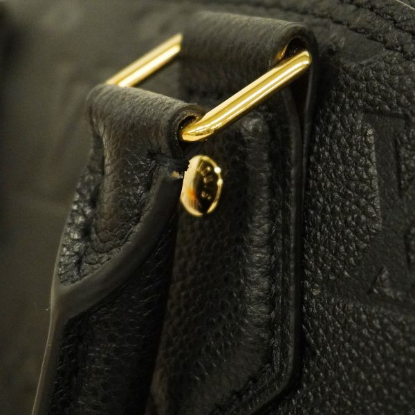 10 Louis Vuitton 2way bag Monogram Empreinte Neo Alma BB Noir