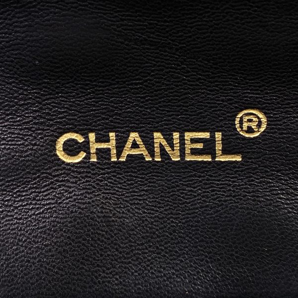 1000051438462 22 Chanel Coco Mark Chain Shoulder Bag Matelasse Mademoiselle Leather Black