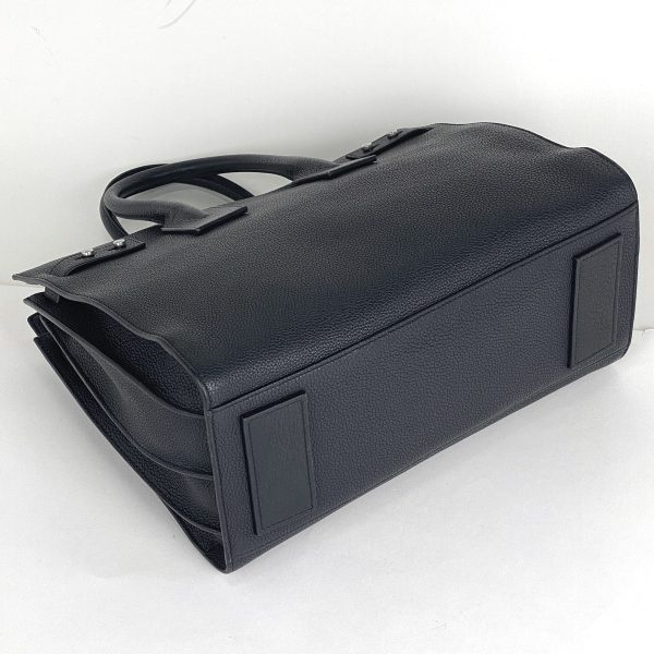 1000057641040 12 Saint Laurent Handbag Tote Bag Leather Navy