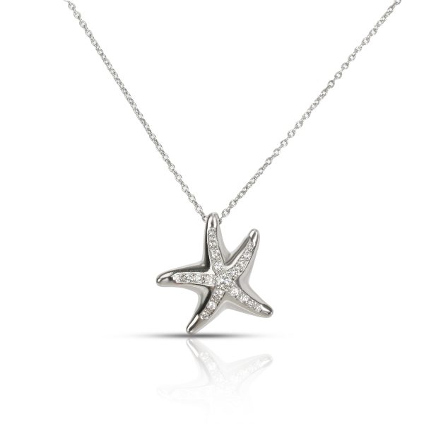 100493 fv 41a7898c a8d8 4eba 8103 6ebbef13948c Tiffany Co Mini Mini Starfish Diamond Pendant in Platinum 013 CTW