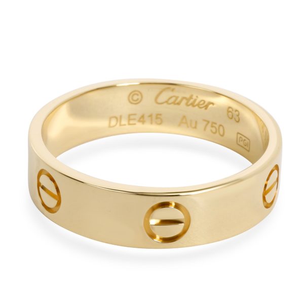 Rings Cartier Love Band in 18K Yellow Gold Size 63