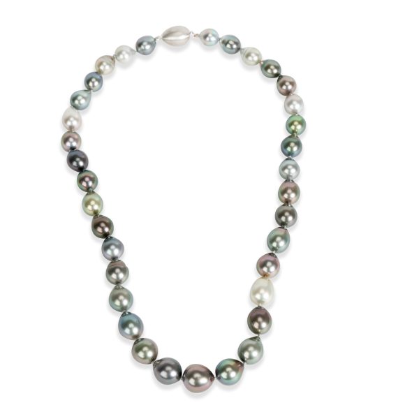 100620 pv South Sea Baroque Pearl Necklace in Sterling Silver