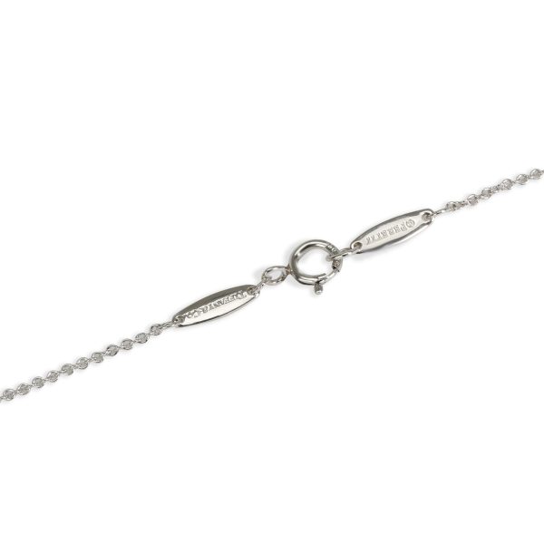 100751 clasp Tiffany Co Elsa Peretti Diamond by the Yard Necklace in Platinum 02 CTW