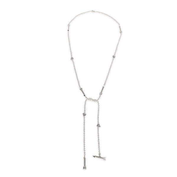 100895 pv Lagos Beloved Hearts Arrows Necklace in Sterling Silver