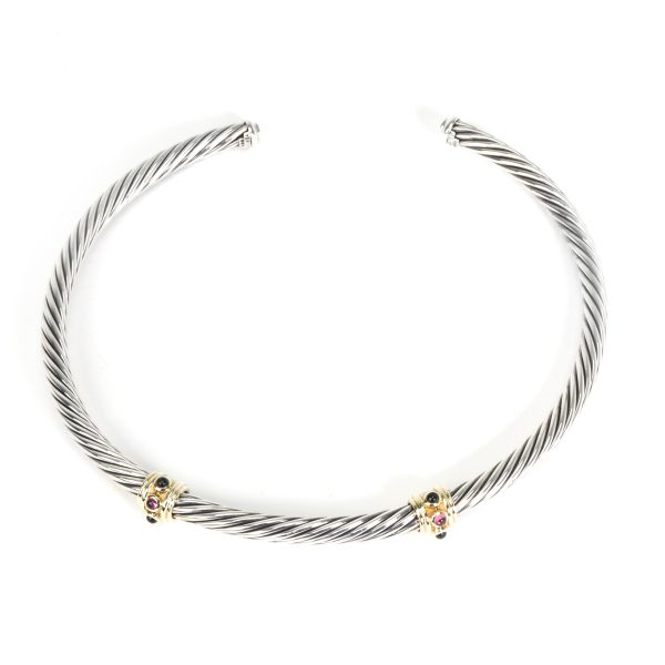 101014 fv 7ffa21bf af4f 444a a4eb 43f68011ac75 David Yurman Renaissance Cable Choker Necklace in Sterling Silver