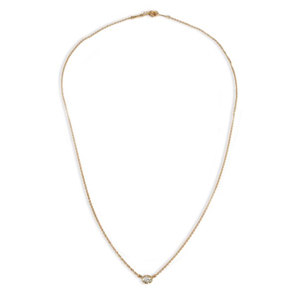 101223 pv Tiffany Co Diamonds by the Yard Diamond Necklace in 18K Yellow Gold 030 CTW