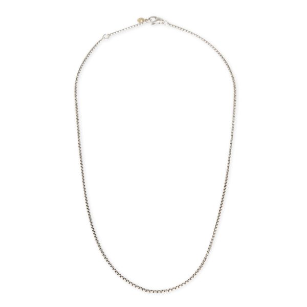 101249 pv 59bcd363 7ae4 41ba 93a9 e63e9f9bef05 David Yurman Baby Box Chain in Sterling Silver