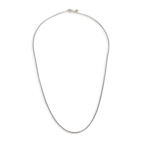 101252 pv b8f98f0e 08b8 4406 bf95 f2ce0cc8e70a David Yurman Baby 17 mm Box Chain in Sterling Silver