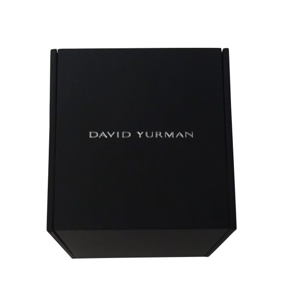 101270 box David Yurman Black Diamond ID Bracelet in Sterling SilverTitanium 2 CTW