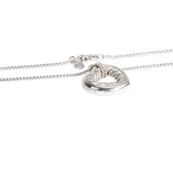 101472 clasp ad6affe3 446e 4f5f 885a 07ee8899edf3 David Yurman Cable Heart Pendant in Sterling Silver on a Petite Box Chain