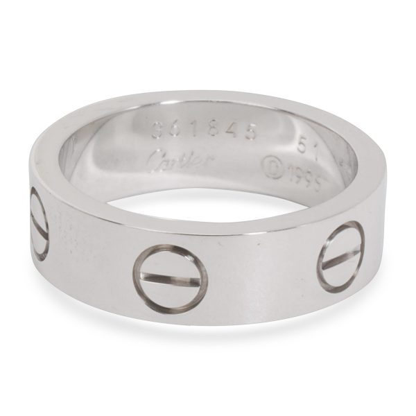 Rings Cartier Love Ring in 18K White Gold Size 51