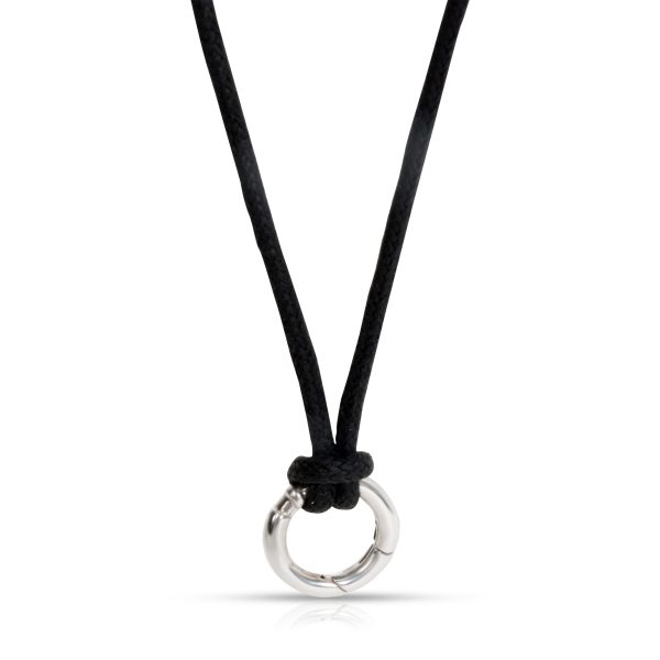 101599 fv 7ffb84ba 47ba 4557 bbf3 5dd483d30bcf David Yurman Circle Necklace in Sterling Silver on a Black Cord