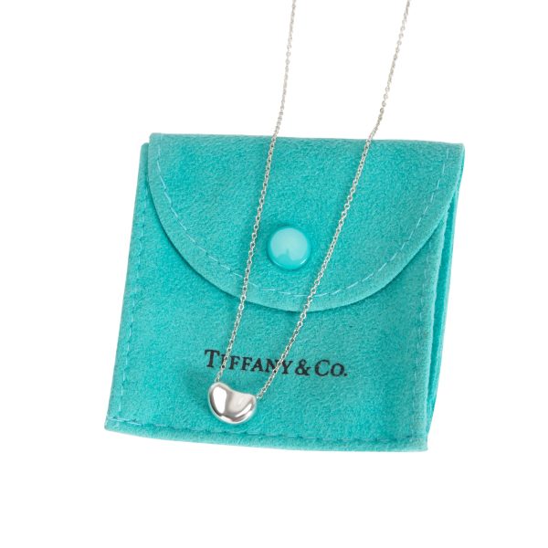 101678 box Tiffany Co Elsa Peretti Bean Pendant in Sterling Silver